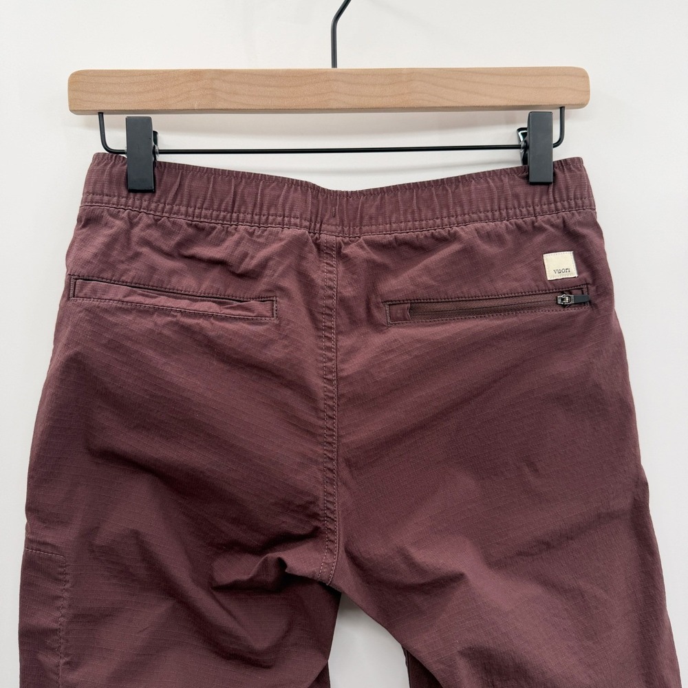 Vuori Ripstop Pants in Chestnut Purple Brown Size XS - Picture 5 of 11